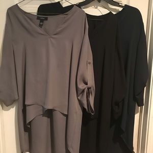 Bundle of 3 Alfani hi lo tops size 12